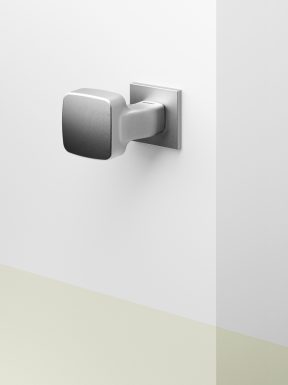 carre maniglia in ottone per porta bianca dal design ergonomico - Mandelli