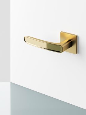 Frame maniglia Mandelli per porta interna in ottone